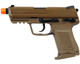 H&K HK45CT Compact Gas Airsoft Pistol Blowback Hand Gun - FDE H&K HK45CT Compact Gas Airsoft Pistol Blowback Hand Gun - FDE